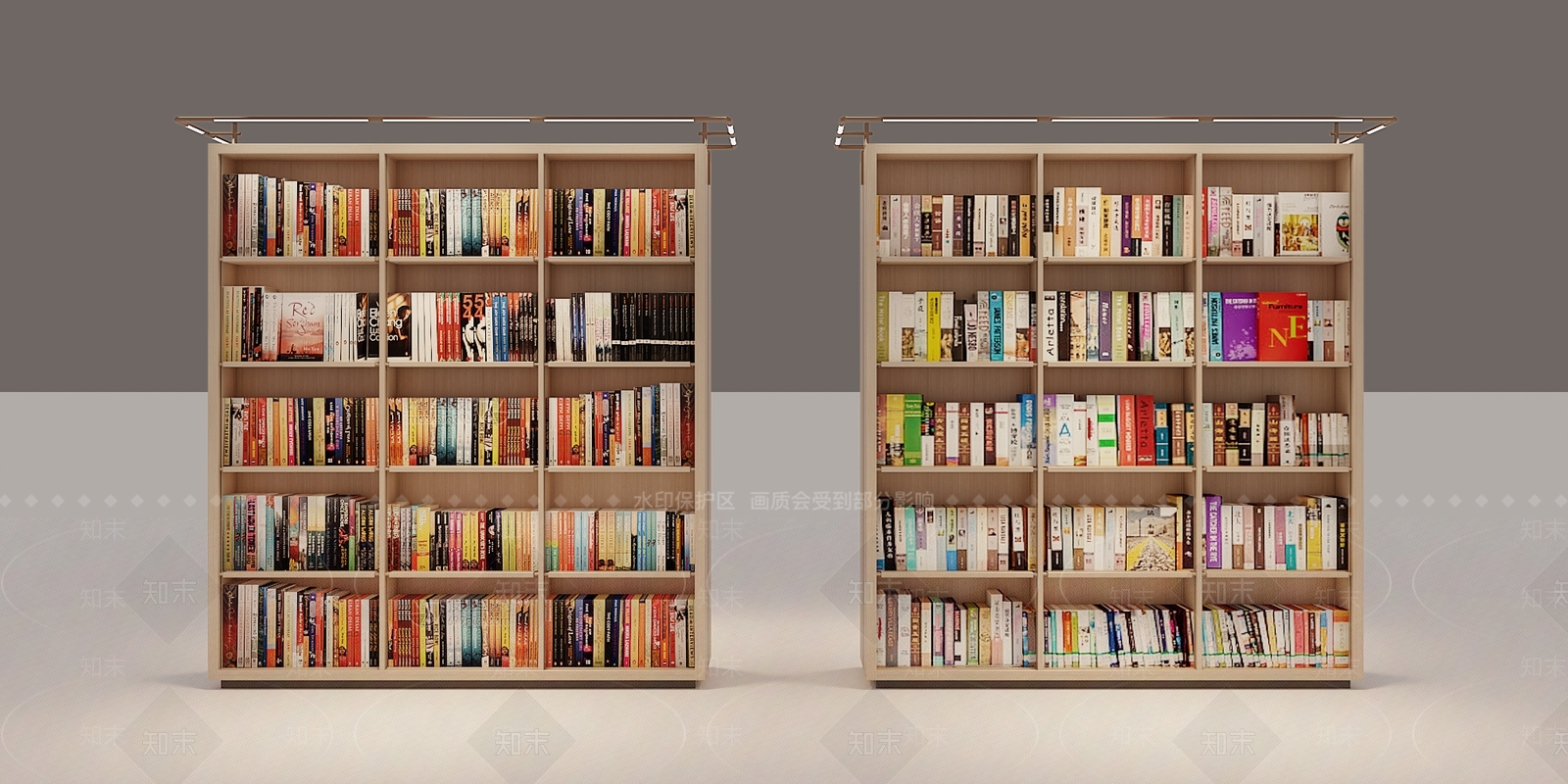 图书馆3D模型下载【ID:1144635776】