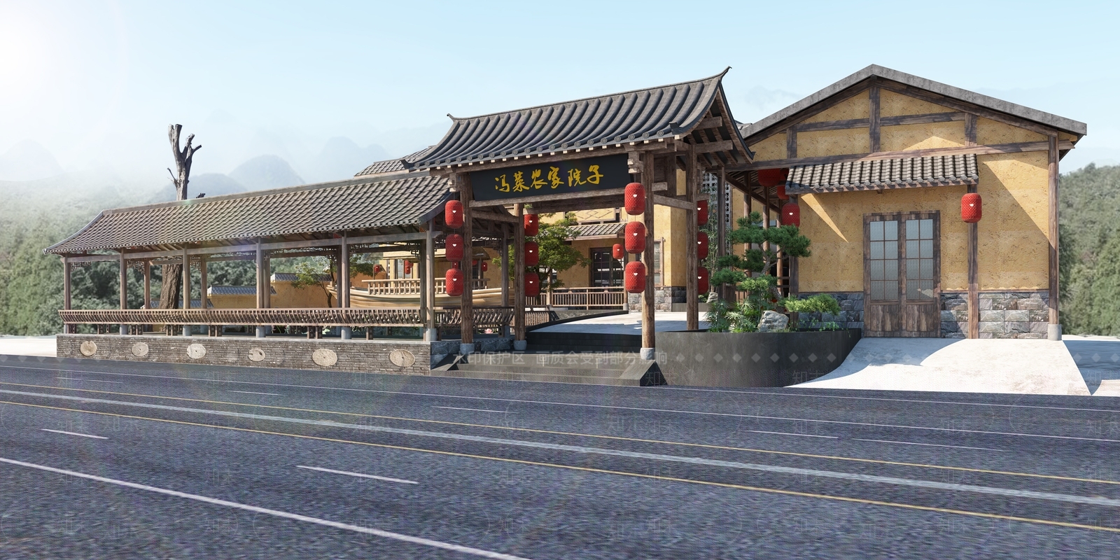 中式中餐厅3D模型下载【ID:1144636614】