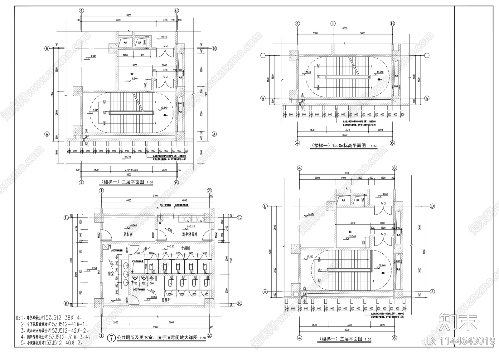 口味王冷库建筑cad施工图下载【ID:1144643018】