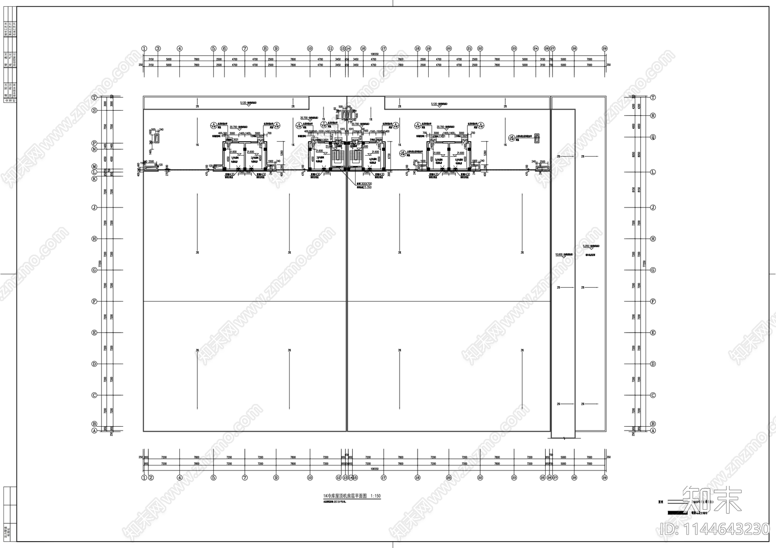 农副产品批发交易物流中心建筑cad施工图下载【ID:1144643230】