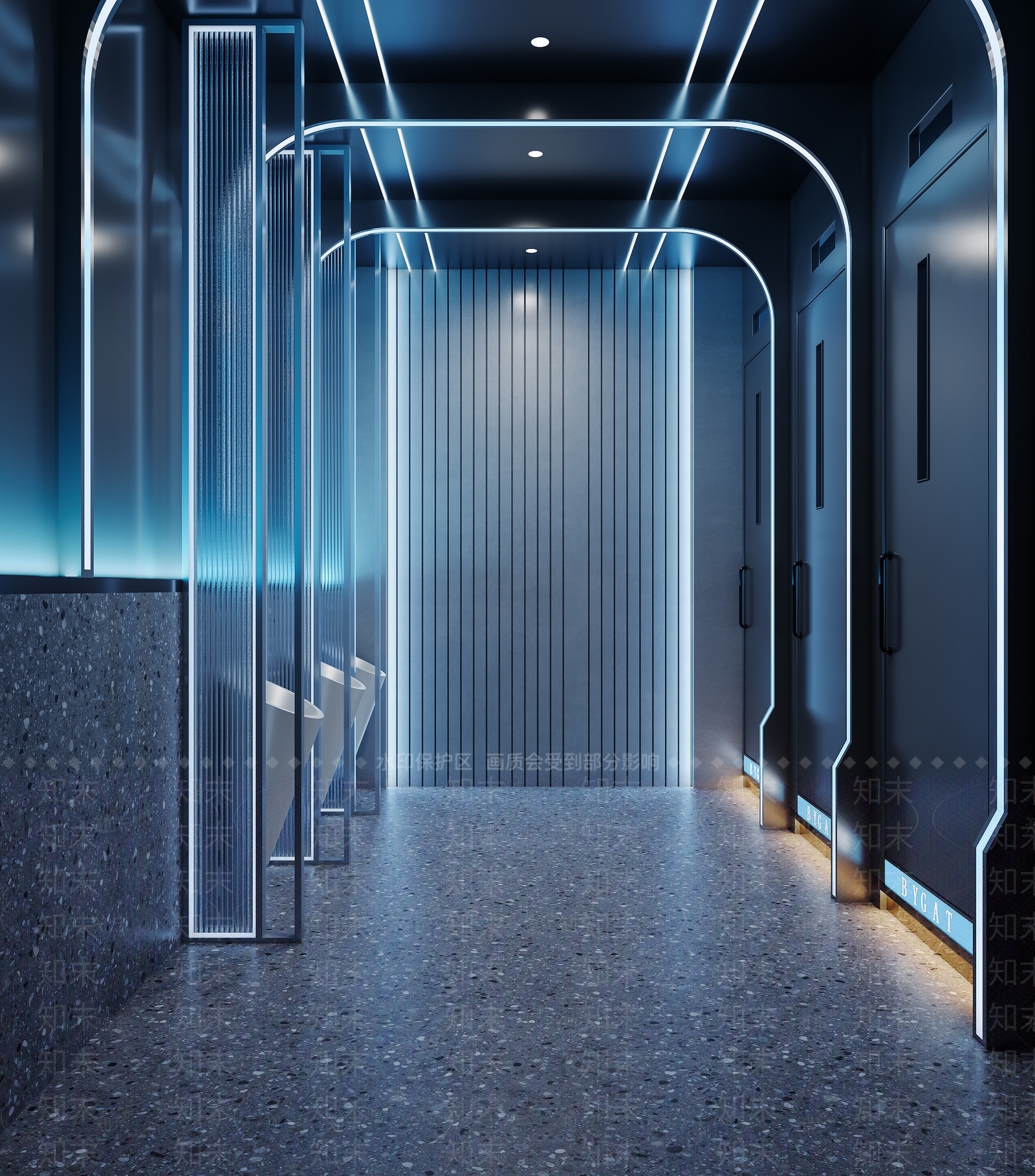 现代KTV卫生间3D模型下载【ID:1144645722】