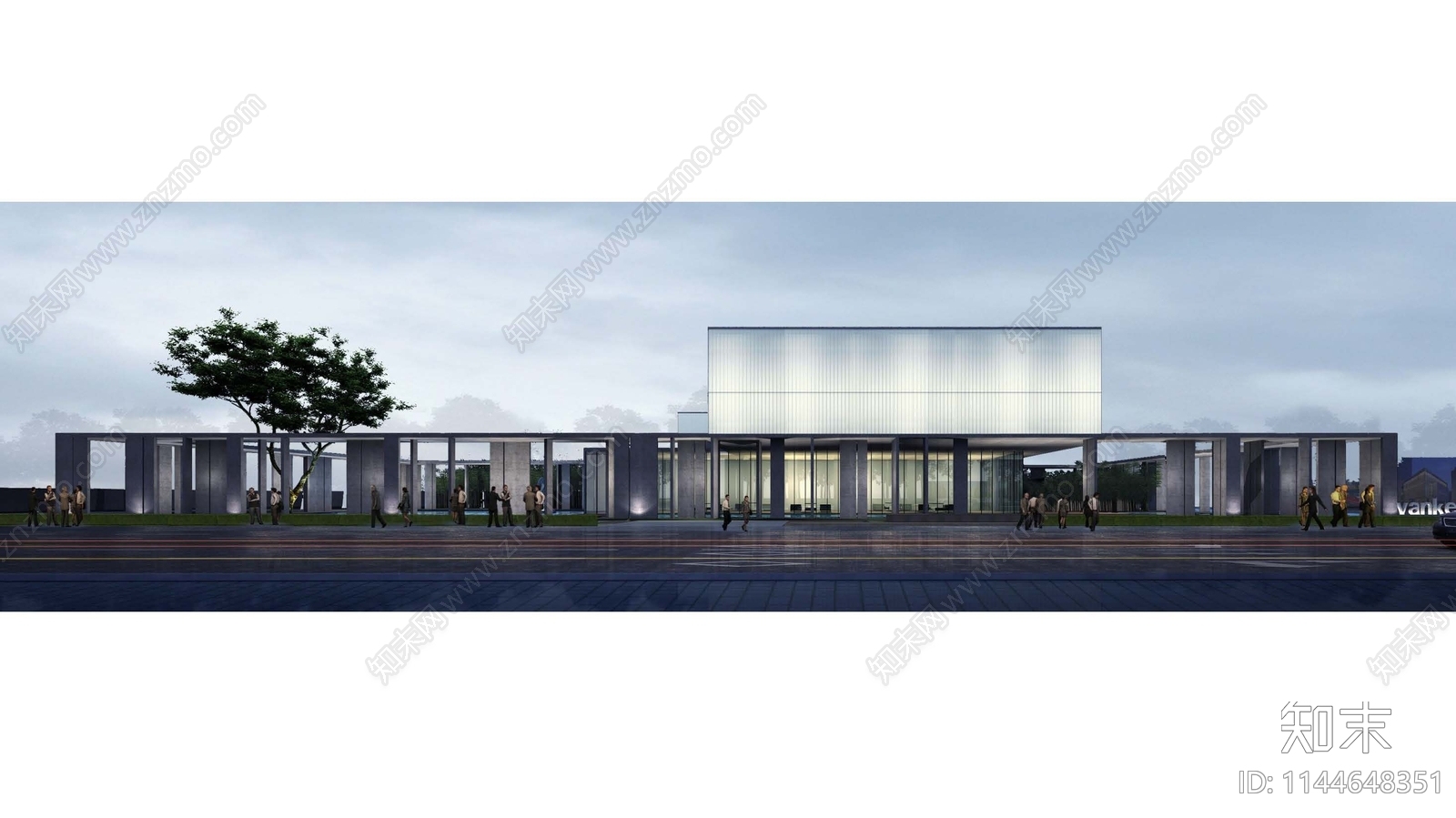 万科合肥北城售楼处建筑方案文本下载【ID:1144648351】