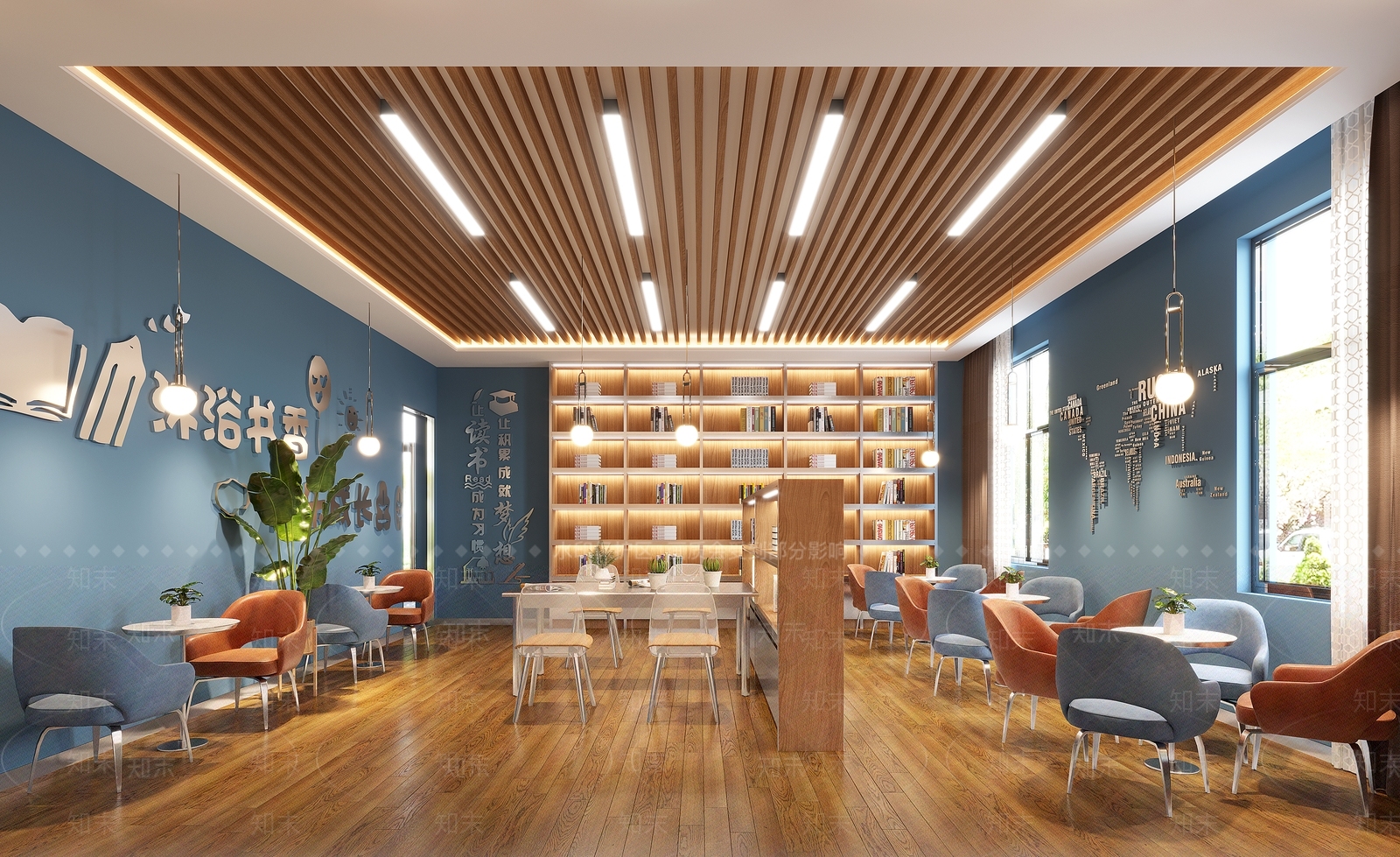 阅览室3D模型下载【ID:1144652999】