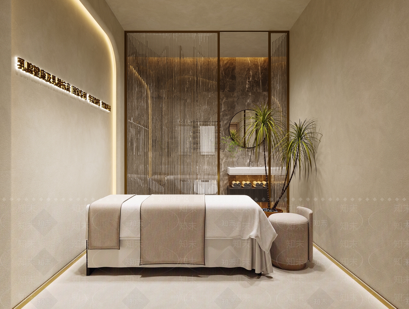 美容SPA店3D模型下载【ID:1144657070】