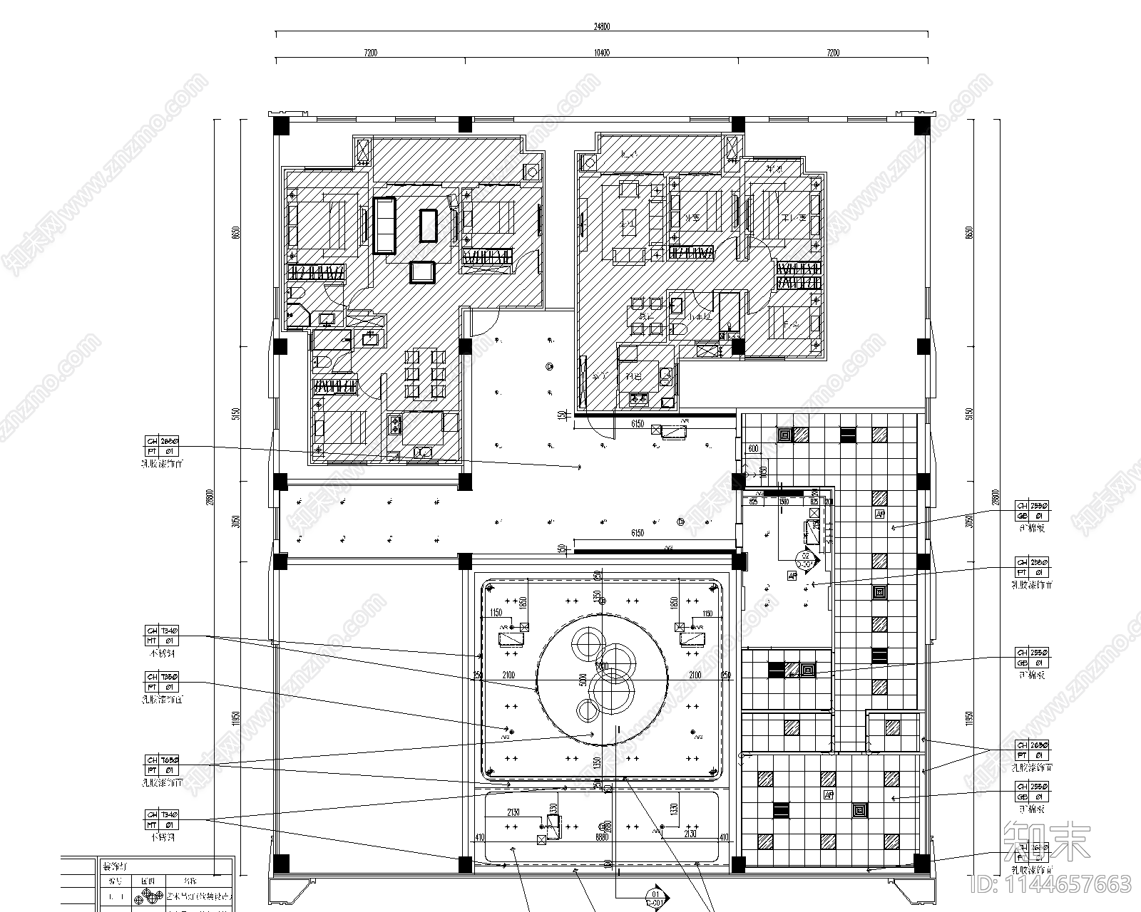 滁州售楼处室内cad施工图下载【ID:1144657663】