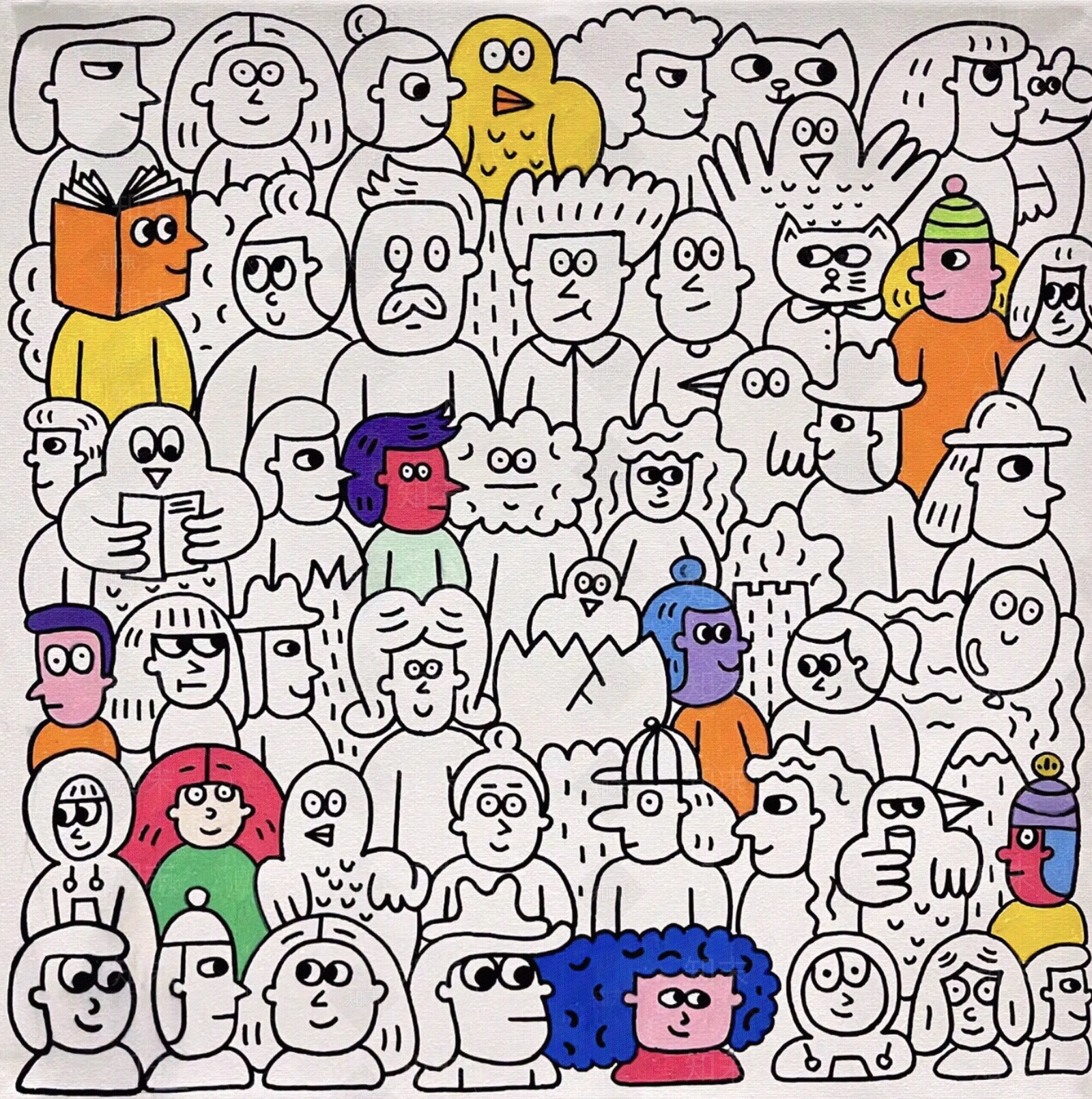 卡通画贴图下载【ID:1144658677】