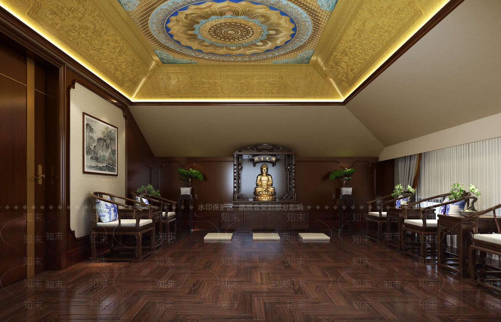 祠堂3D模型下载【ID:1144659223】