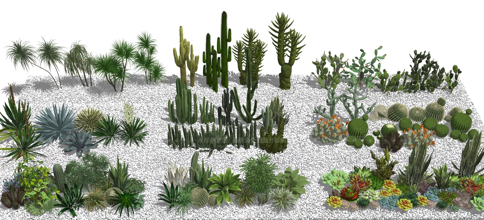 热带植物SU模型下载【ID:1144659926】