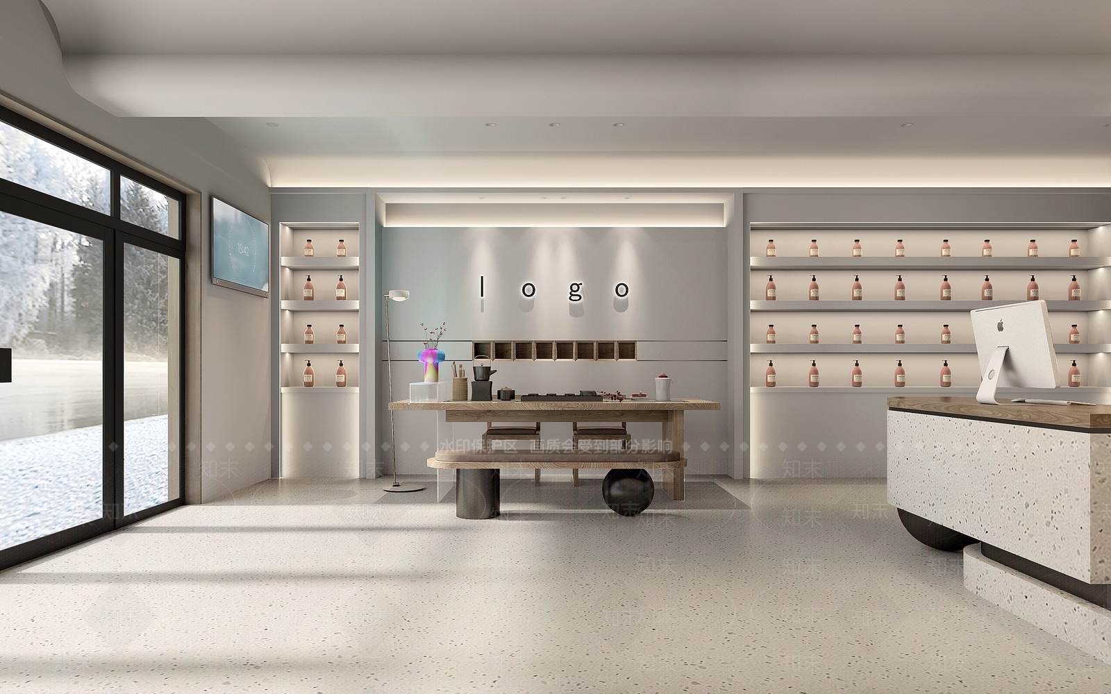 美容中心大厅3D模型下载【ID:1144660268】