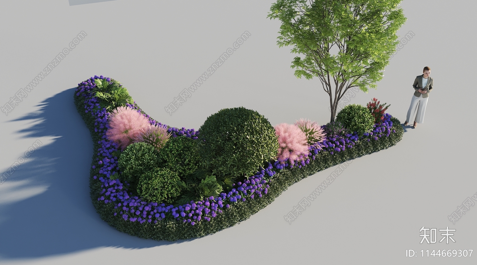 园林景观植物3D模型下载【ID:1144669307】