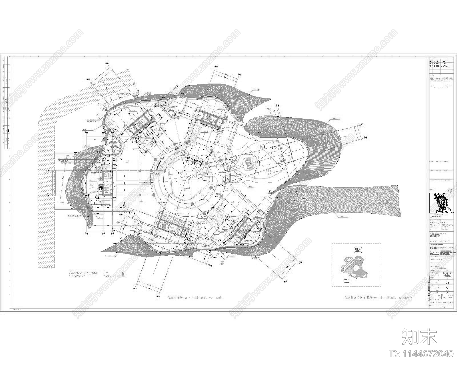 现代厦门欣贺研发中心办公楼建筑cad施工图下载【ID:1144672040】