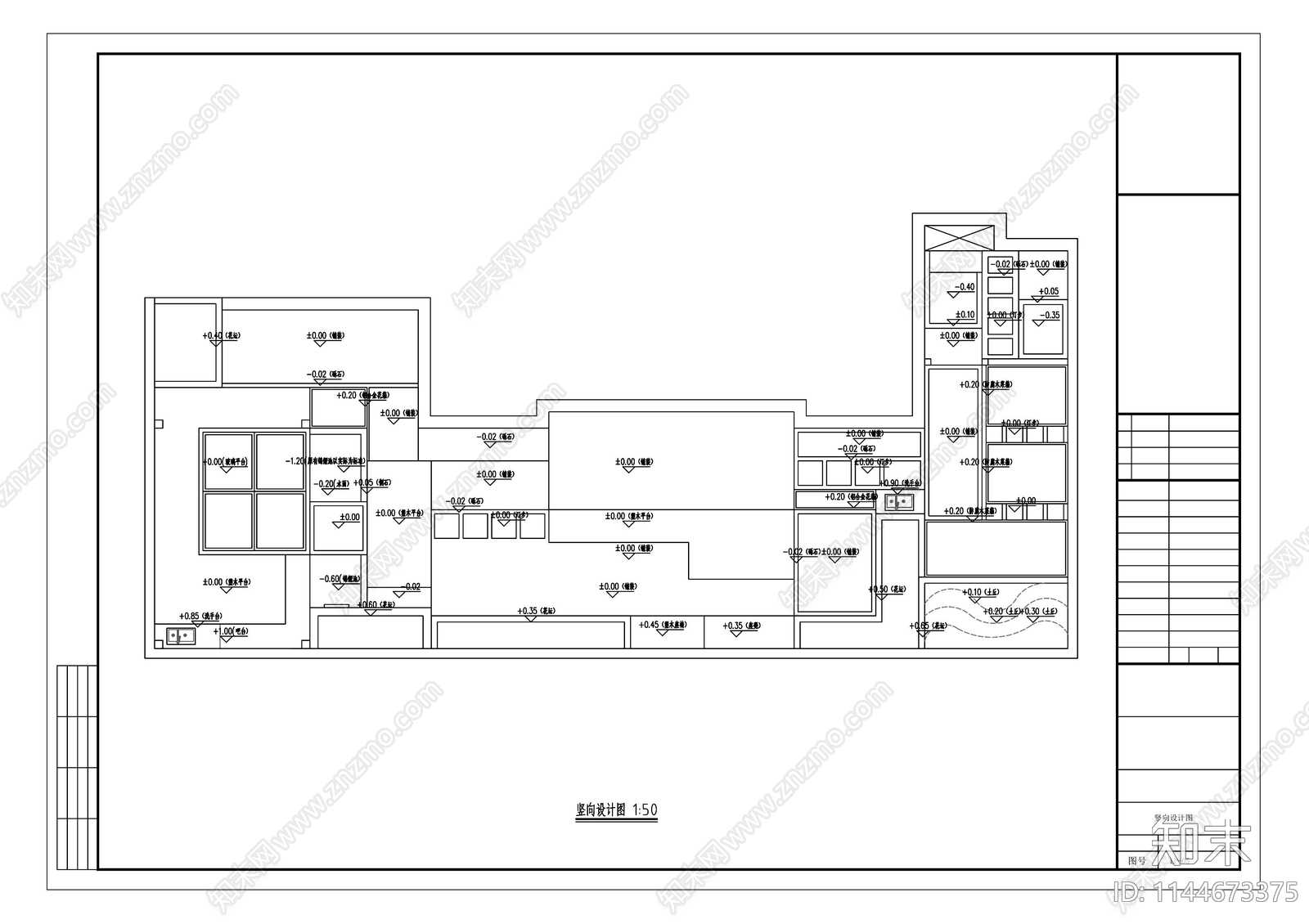 庭院景观cad施工图下载【ID:1144673375】
