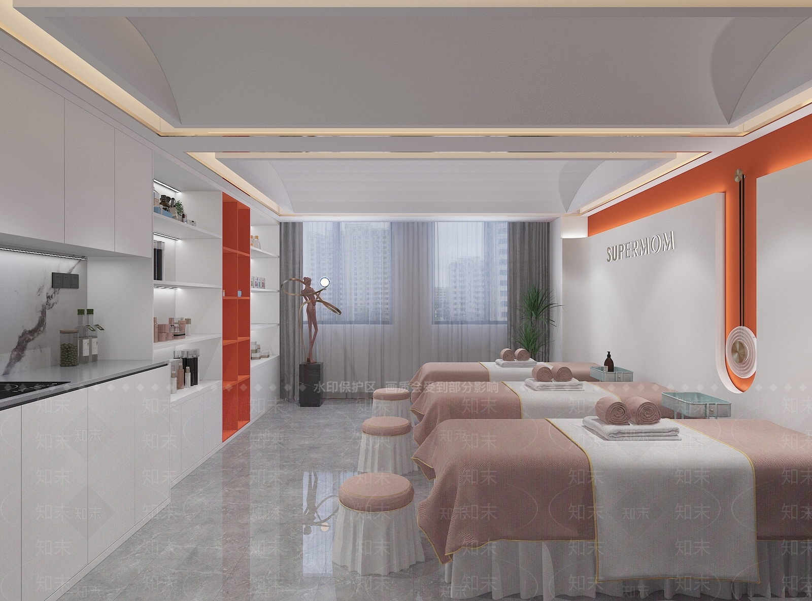 现代月子中心3D模型下载【ID:1144682950】