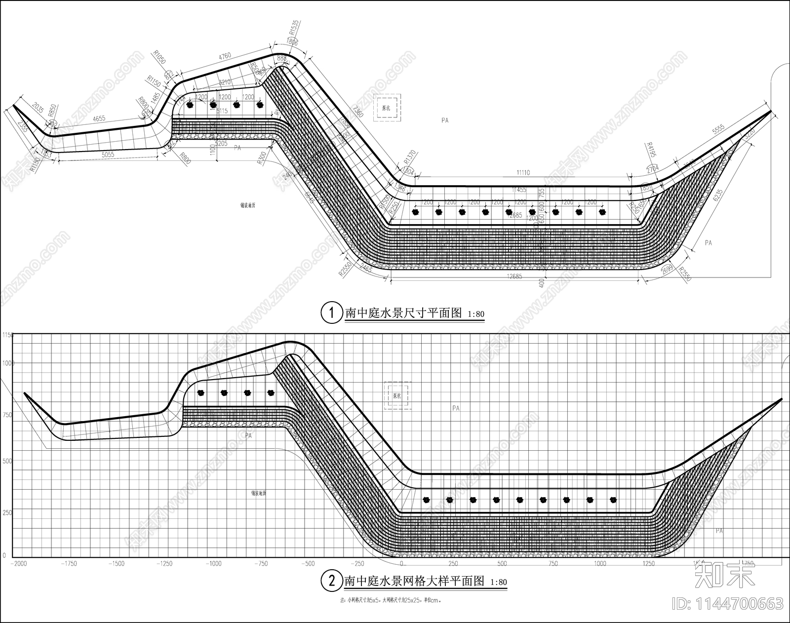 万科滨河道景观跌水景施工图下载【ID:1144700663】