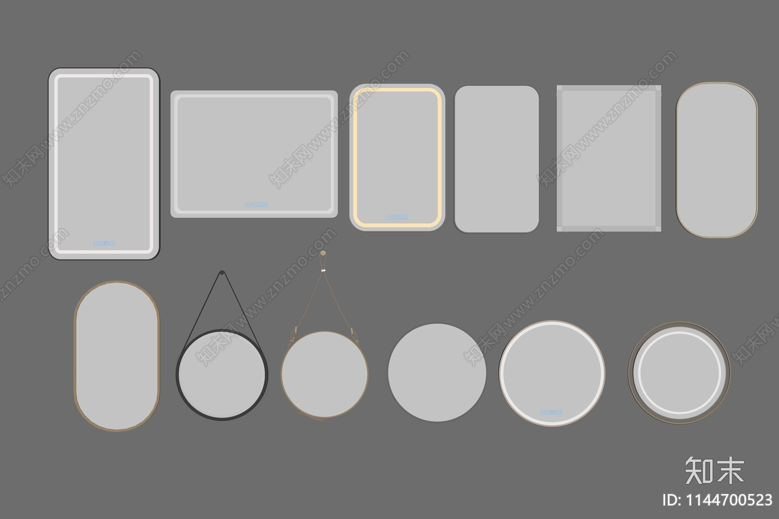 卫浴镜SU模型下载【ID:1144700523】