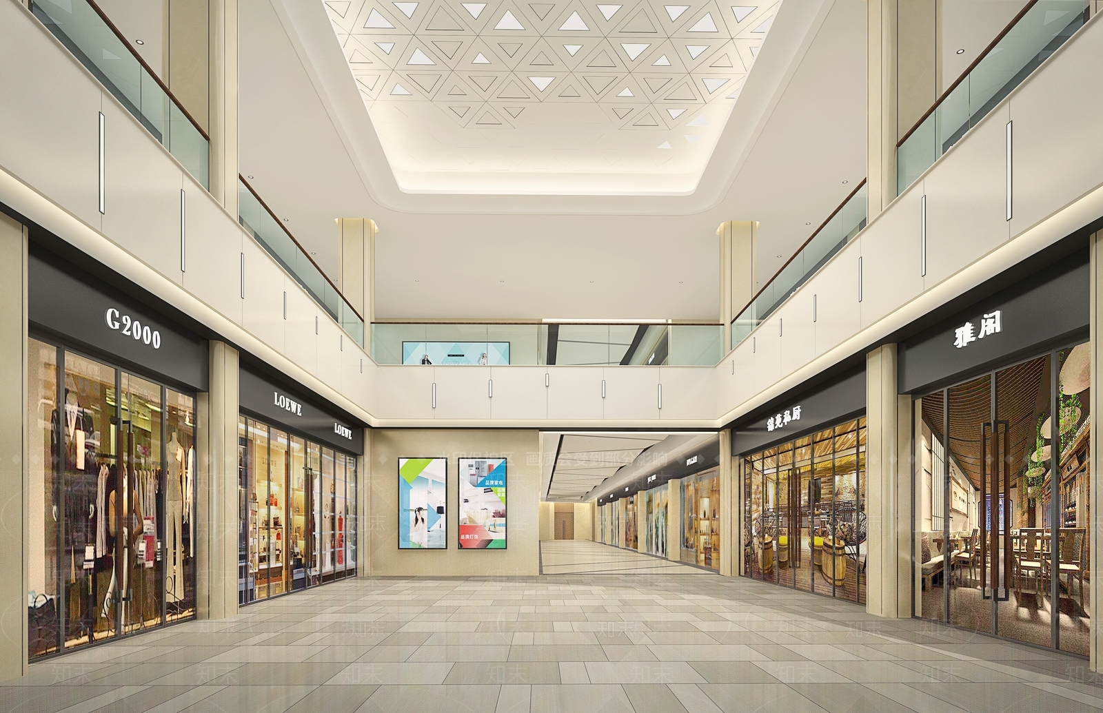 现代商场小门厅3D模型下载【ID:1144704627】