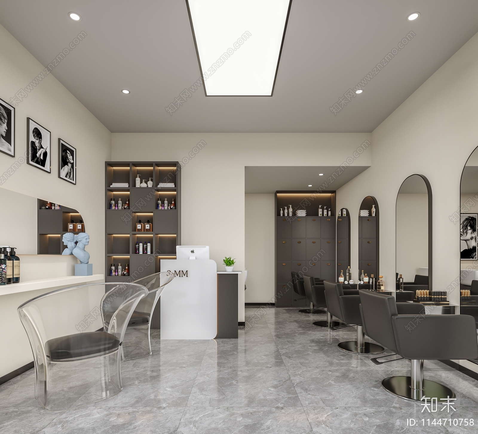 现代理发店3D模型下载【ID:1144710758】