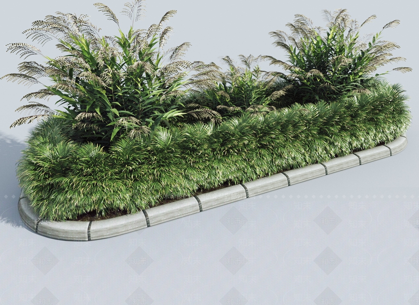 花坛3D模型下载【ID:1144725898】