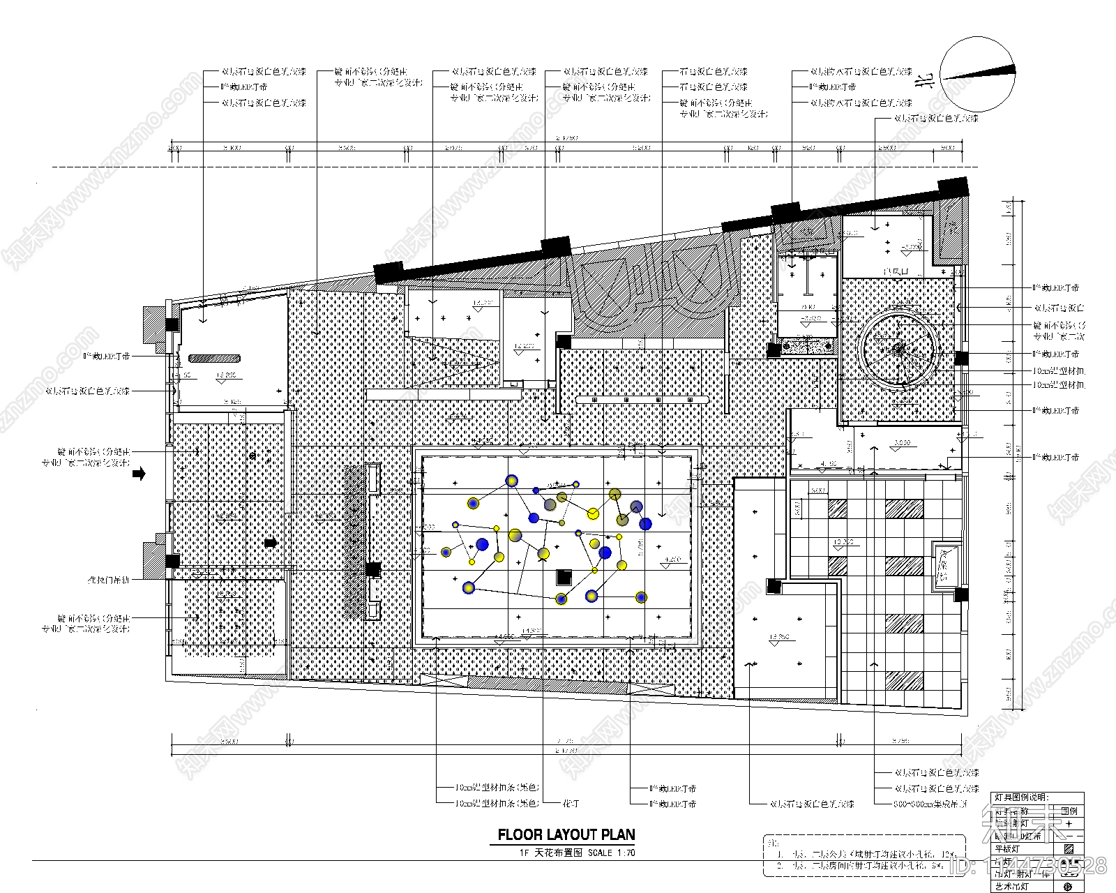 商务红酒会所室内cad施工图下载【ID:1144730528】