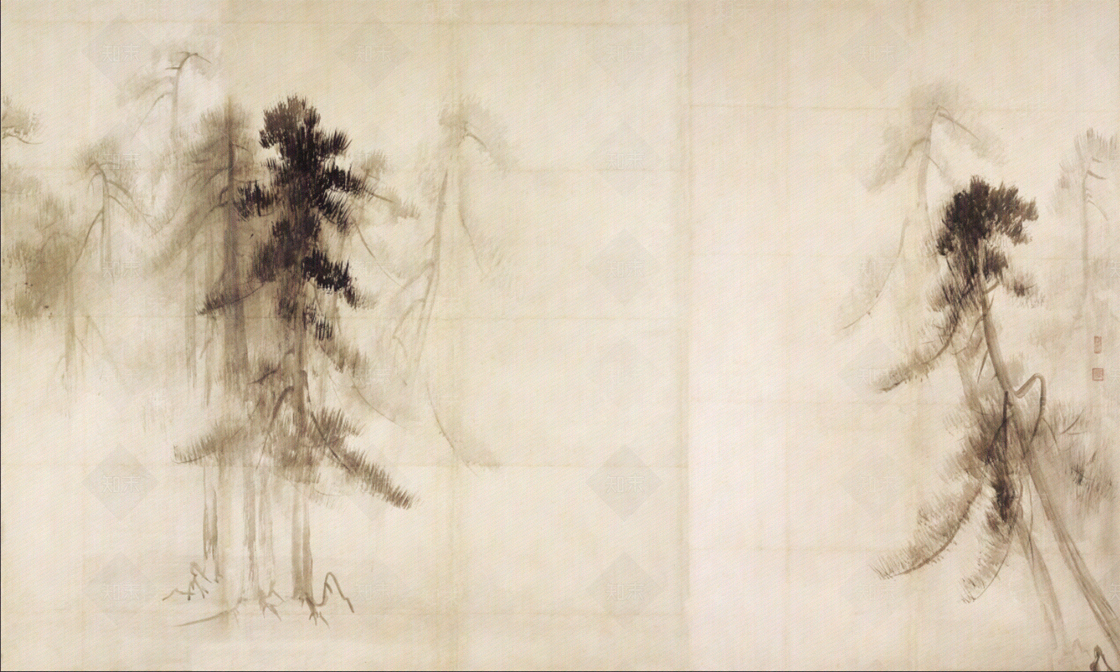 新中式风格壁画贴图下载【ID:1144731145】