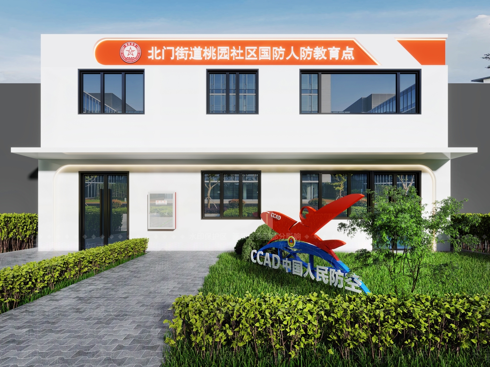 门头视角3D模型下载【ID:1144733043】