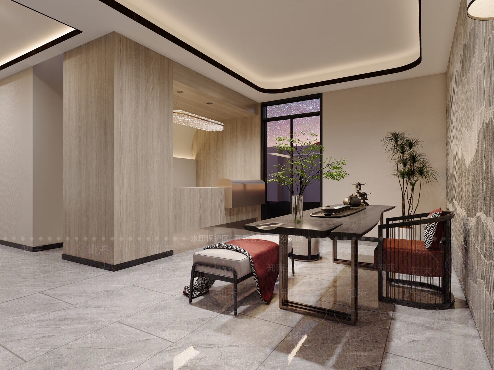 美容SPA店3D模型下载【ID:1144734387】