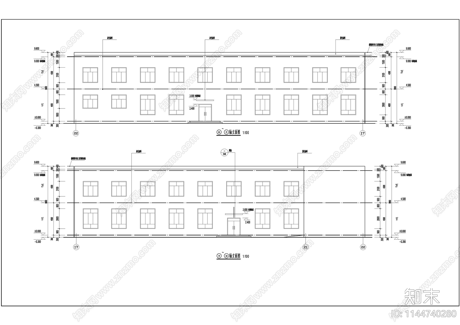 唐山三友车间建筑cad施工图下载【ID:1144740280】