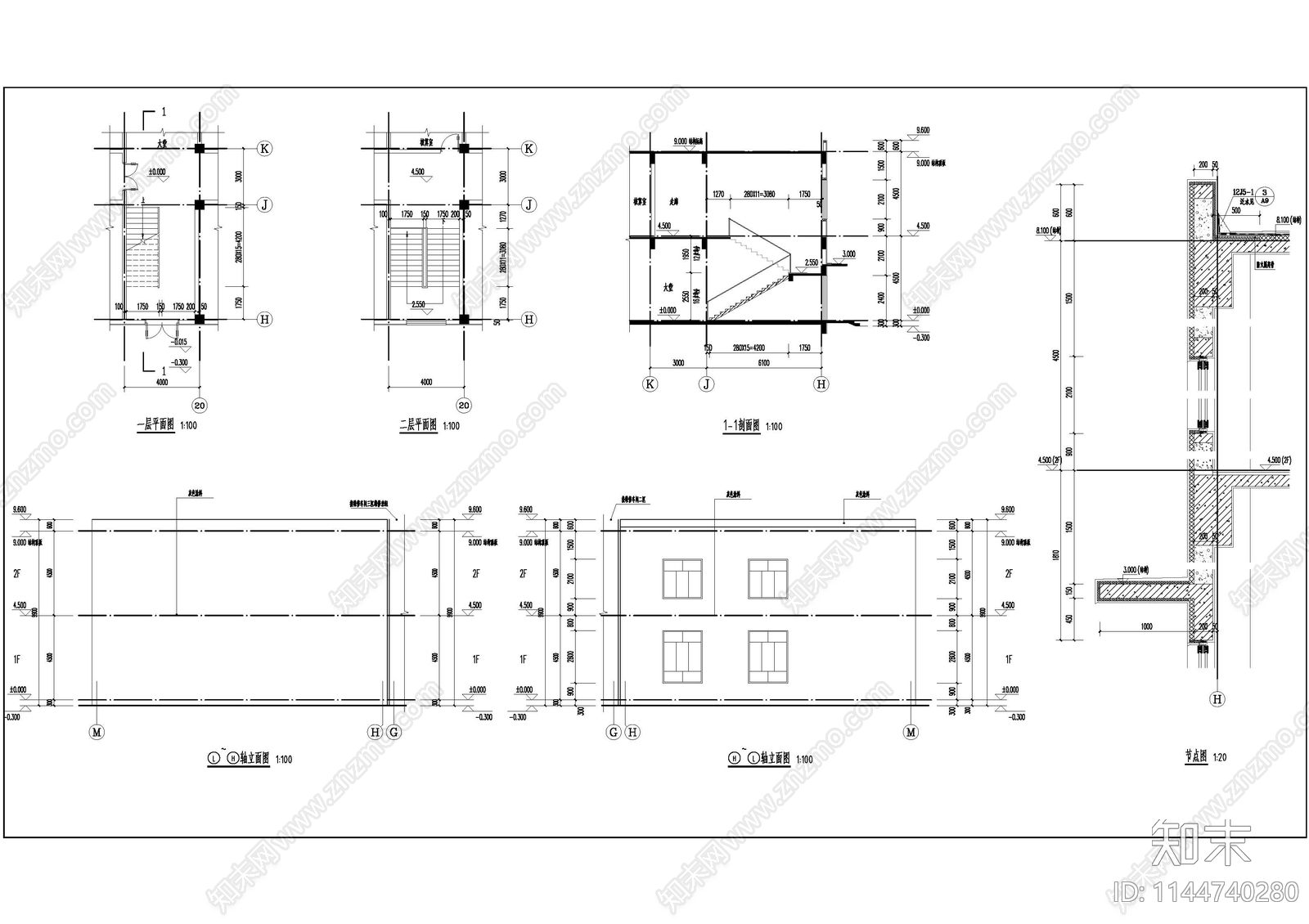 唐山三友车间建筑cad施工图下载【ID:1144740280】