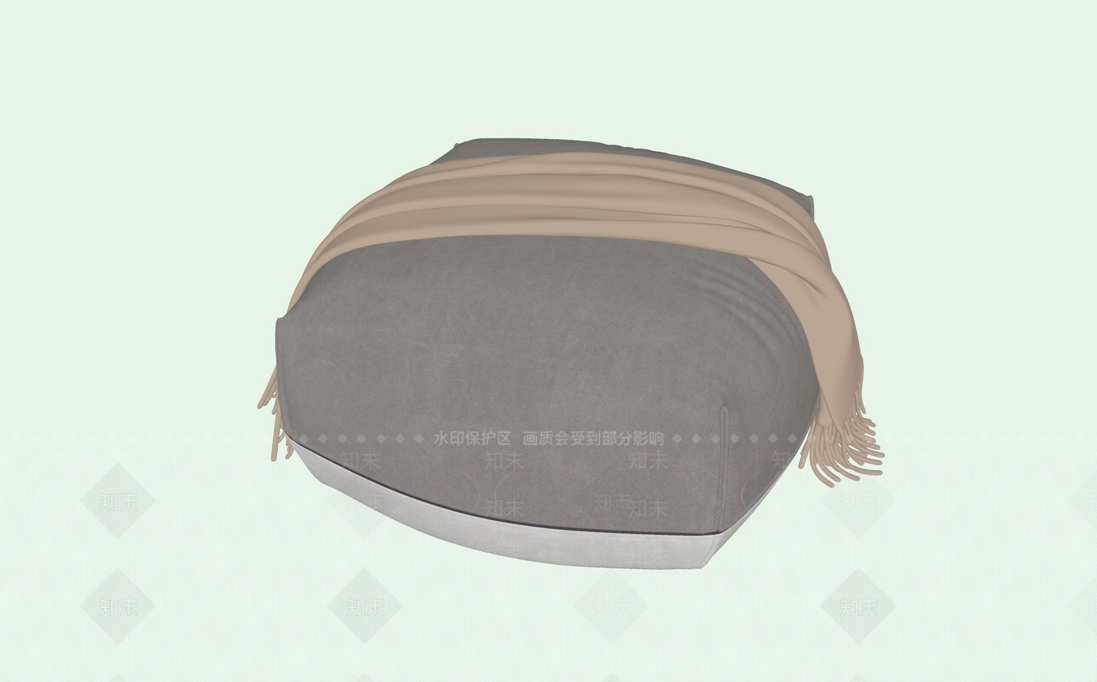 现代坐垫SU模型下载【ID:1144745058】