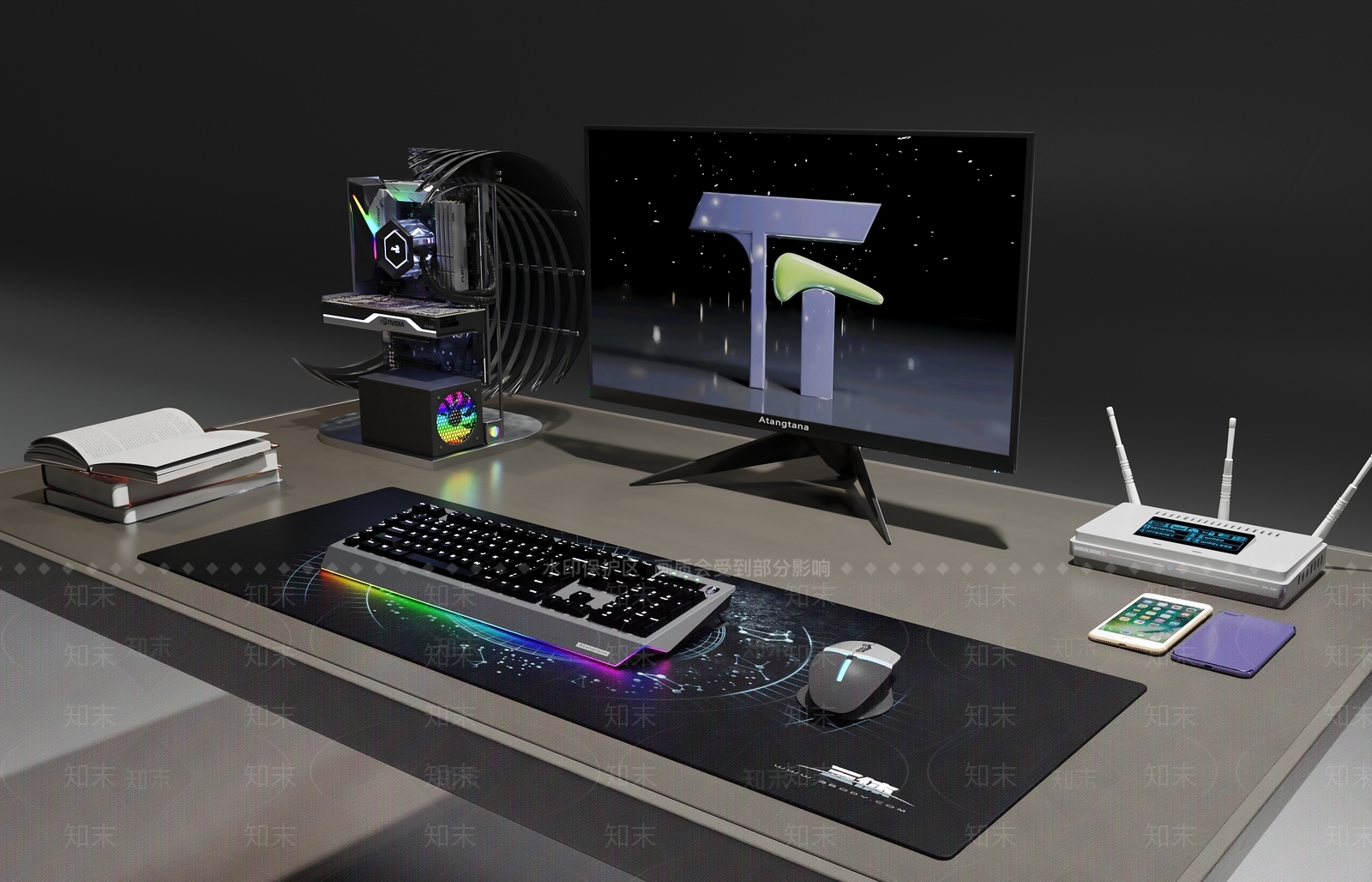 异形电脑机箱3D模型下载【ID:1144747221】