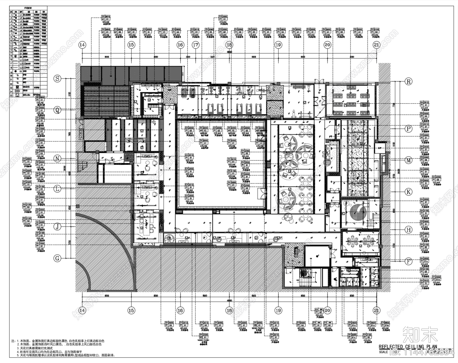 丹健国际天津招商售楼处室内cad施工图下载【ID:1144762894】