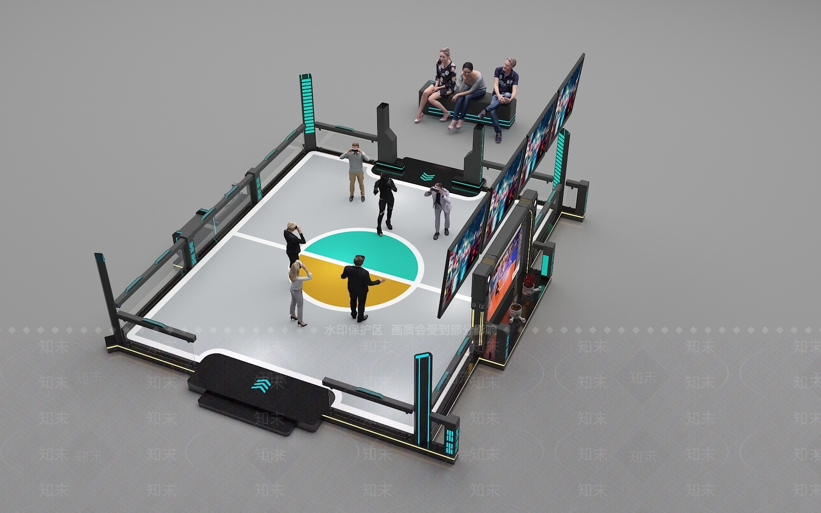 现代娱乐器材3D模型下载【ID:1144764253】