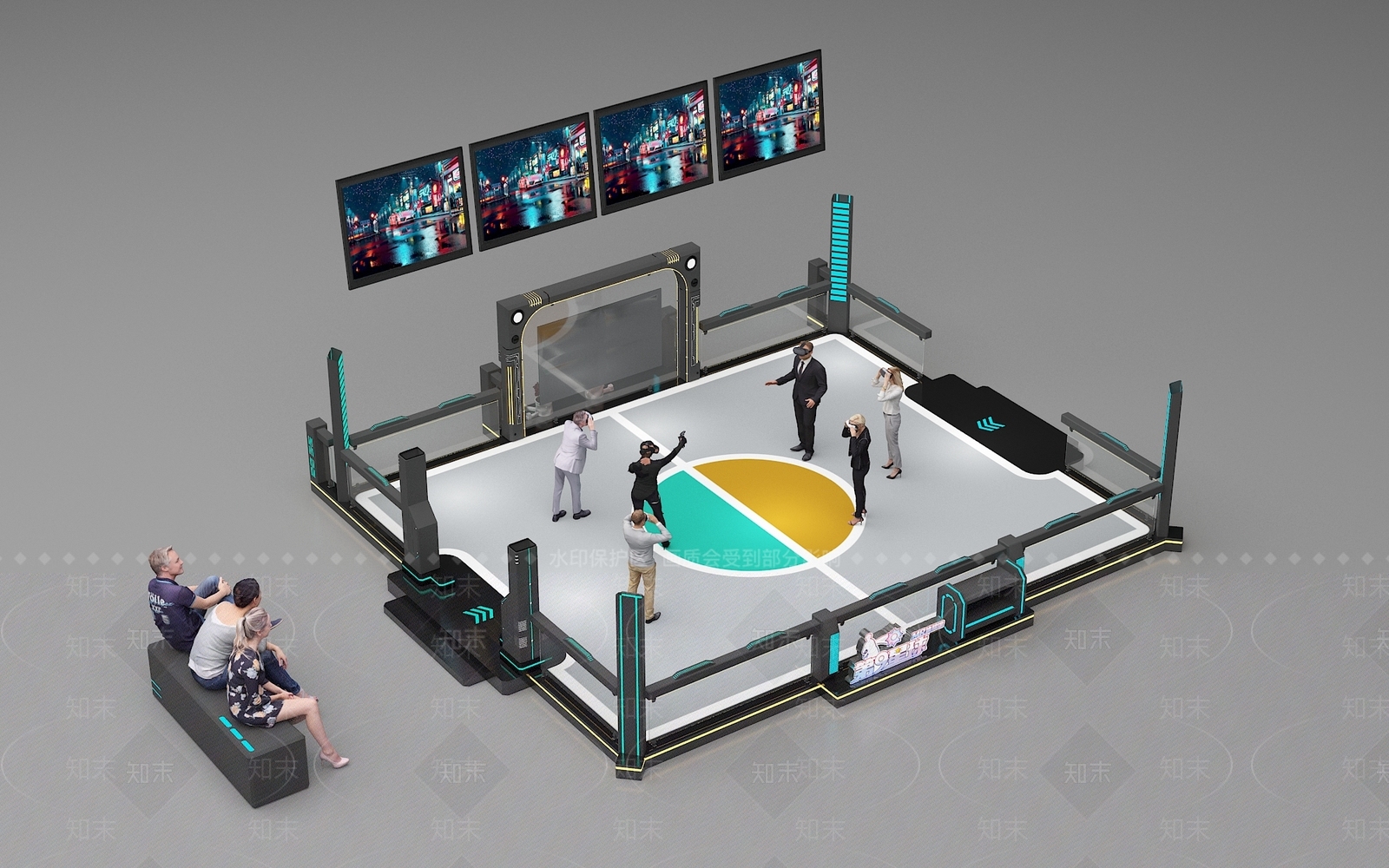 现代娱乐器材3D模型下载【ID:1144764253】