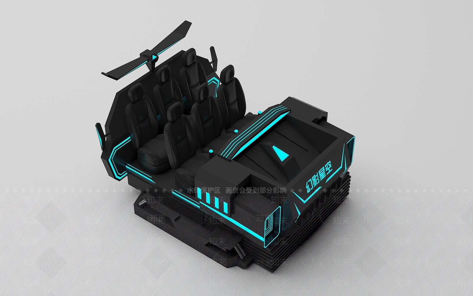 现代娱乐器材3D模型下载【ID:1144768168】