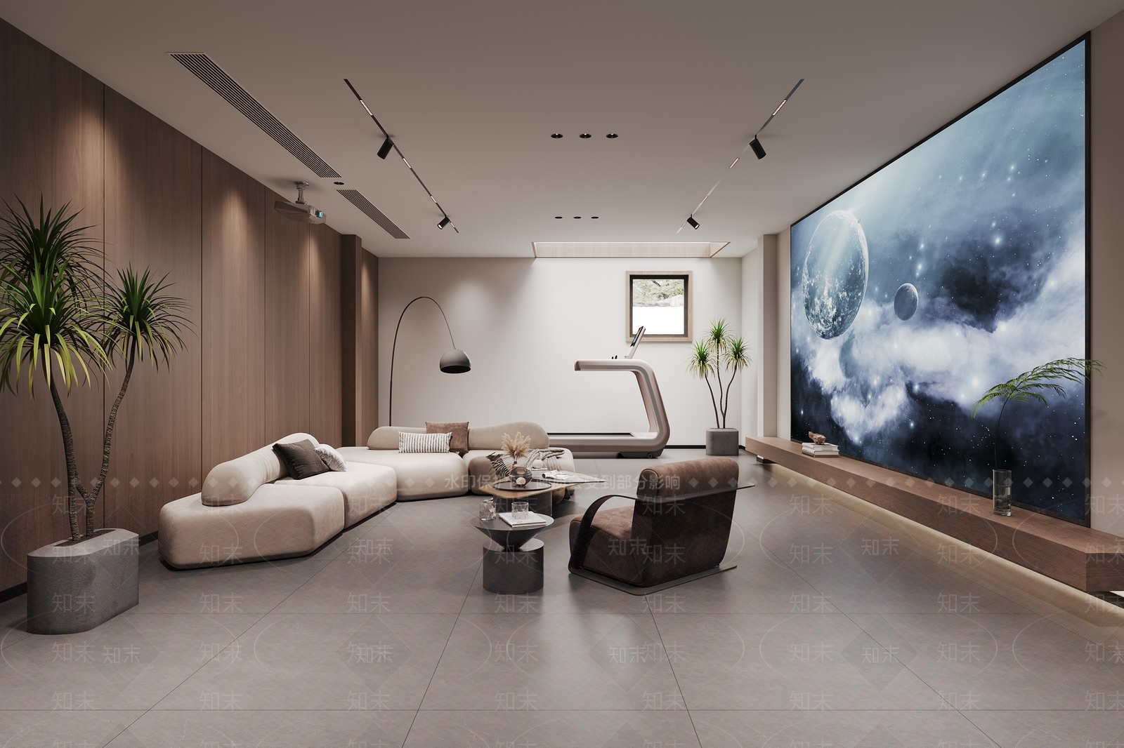 现代民宿现代公寓3D模型下载【ID:1144775834】
