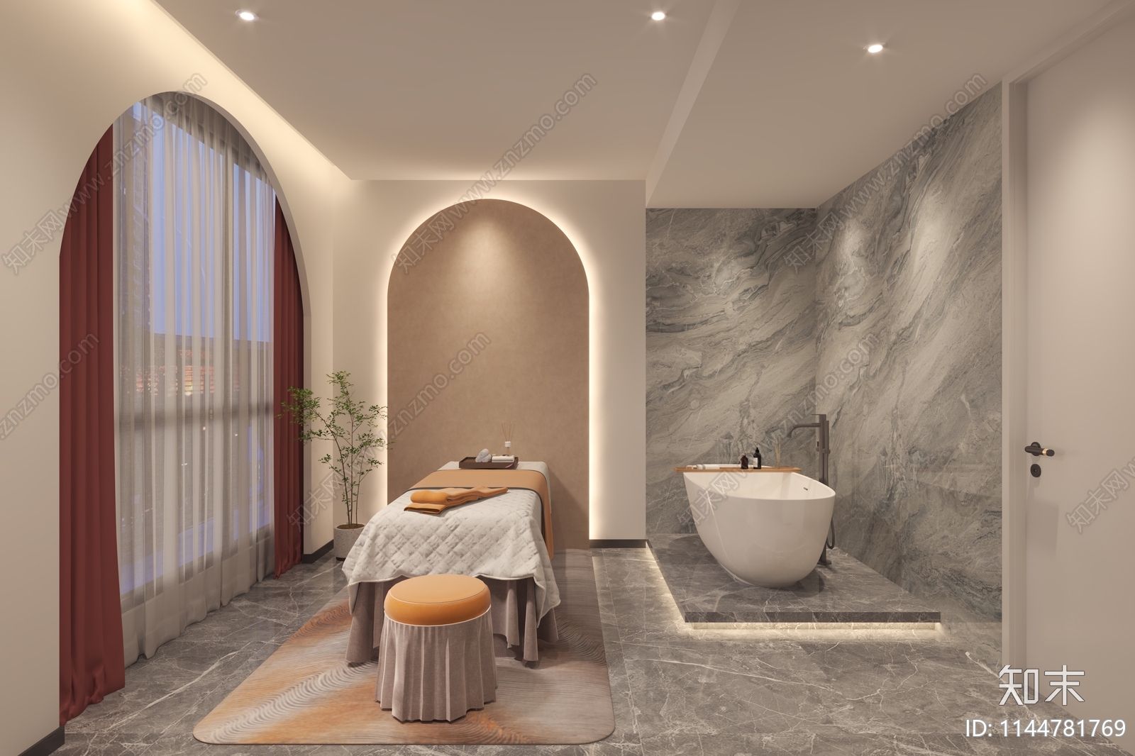 美容院spa3D模型下载【ID:1144781769】