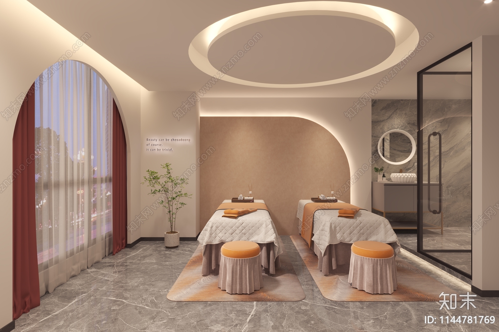 美容院spa3D模型下载【ID:1144781769】