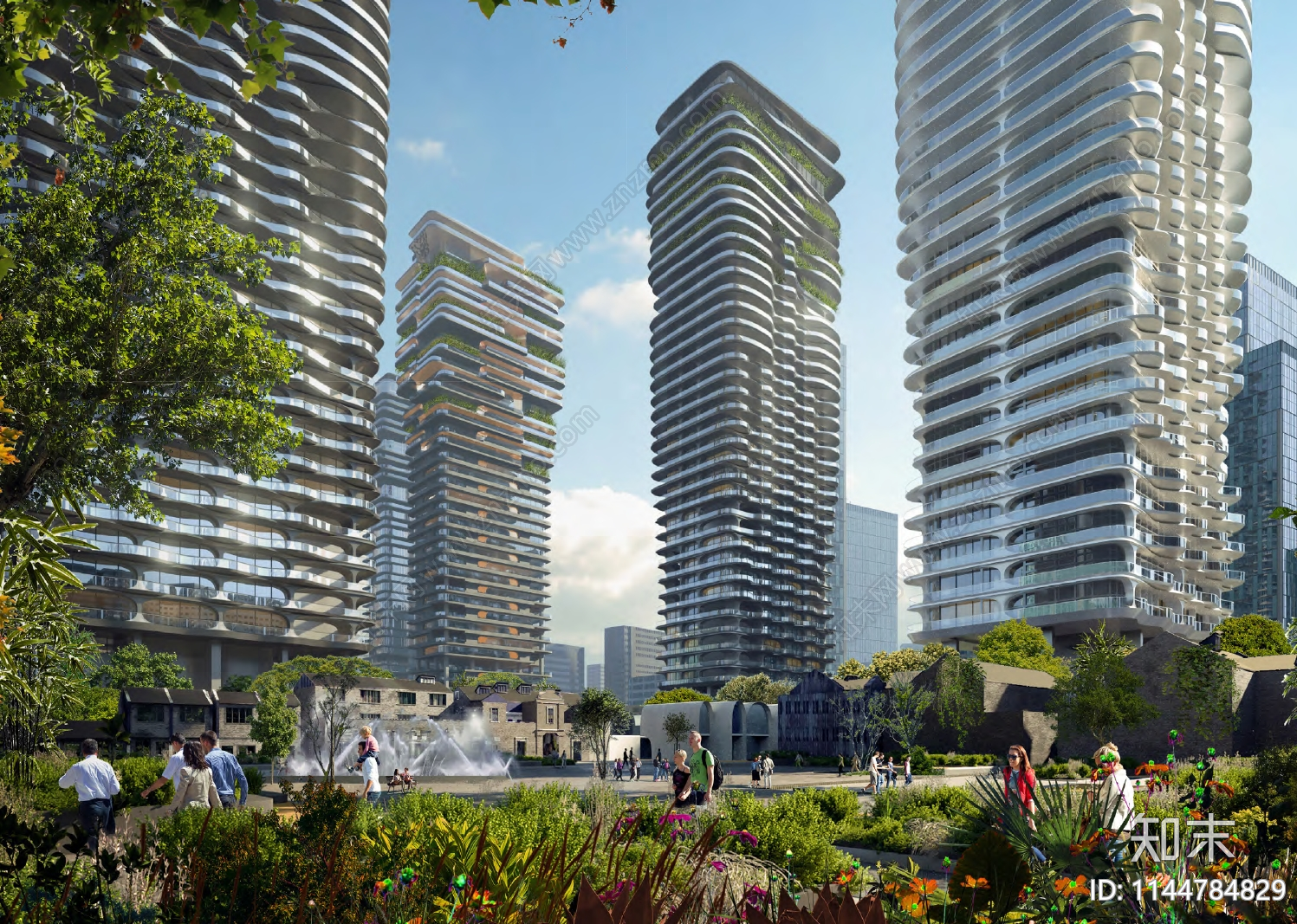 上海融创董家渡12及14地块建筑方案文本下载【ID:1144784829】
