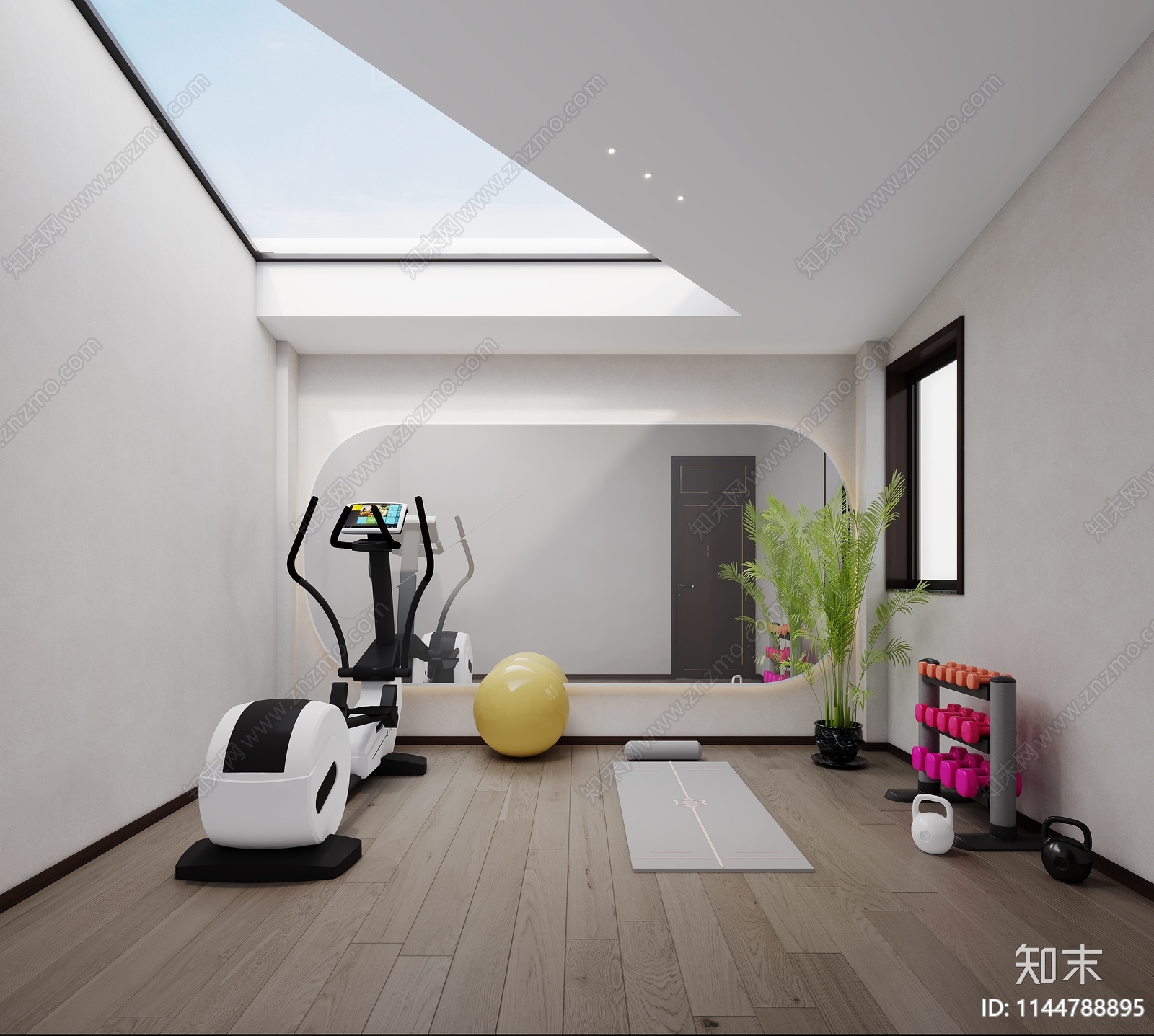 家居健身房3D模型下载【ID:1144788895】