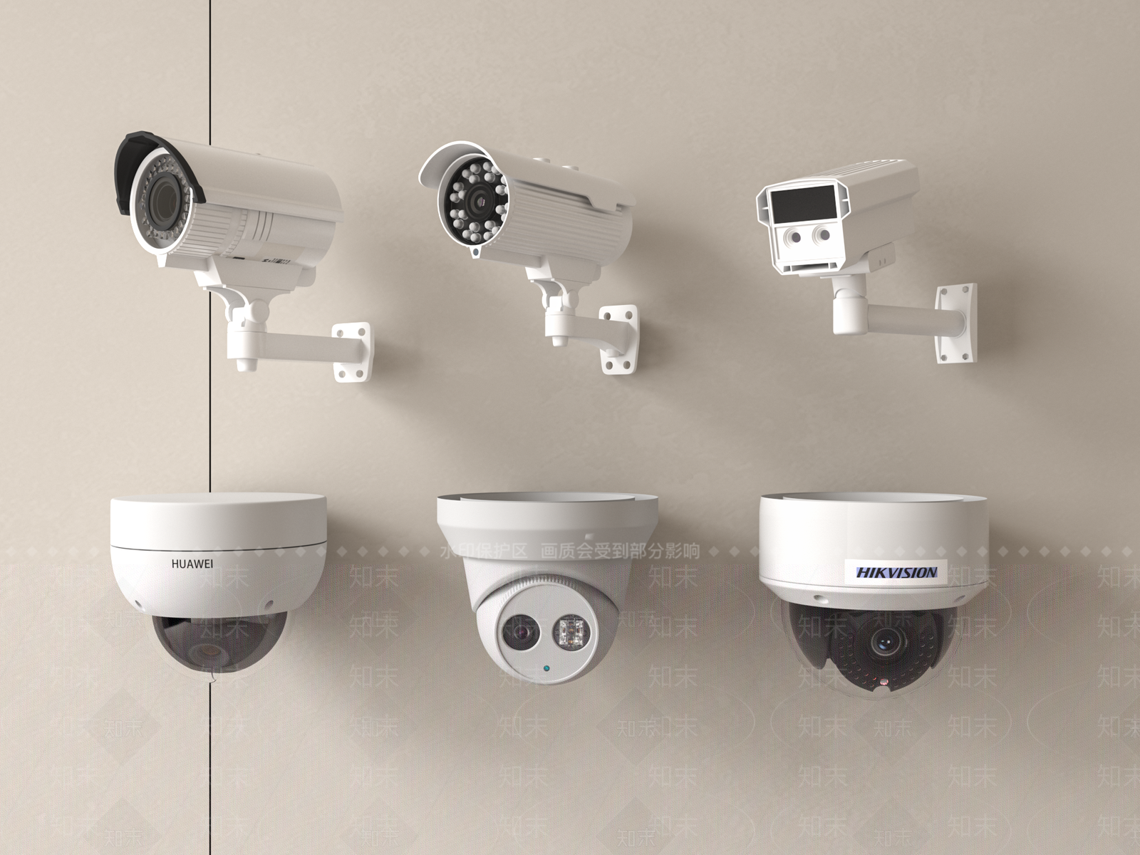 监控摄像头3D模型下载【ID:1144790923】