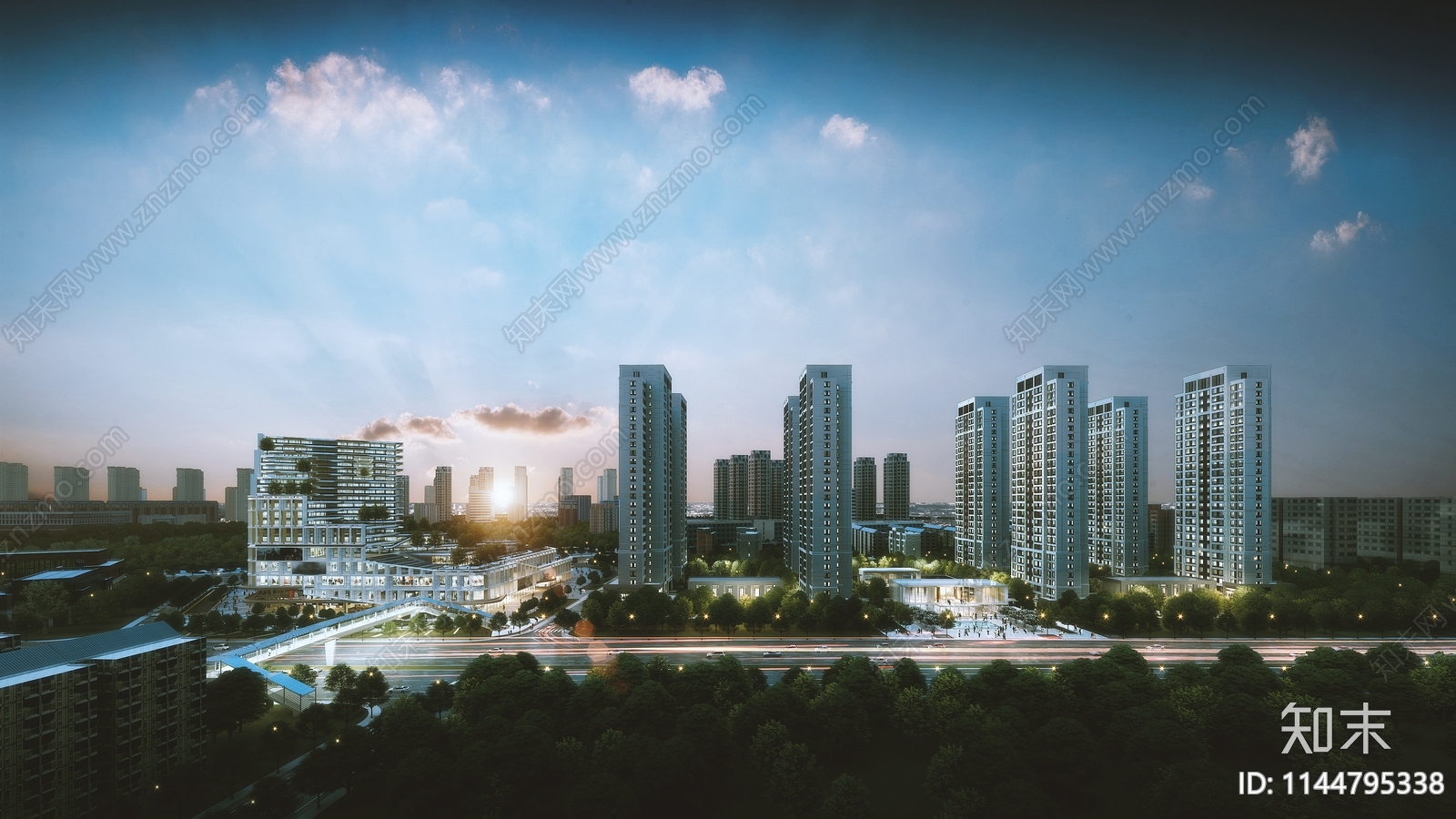 天津河东区商业居住区建筑方案文本下载【ID:1144795338】