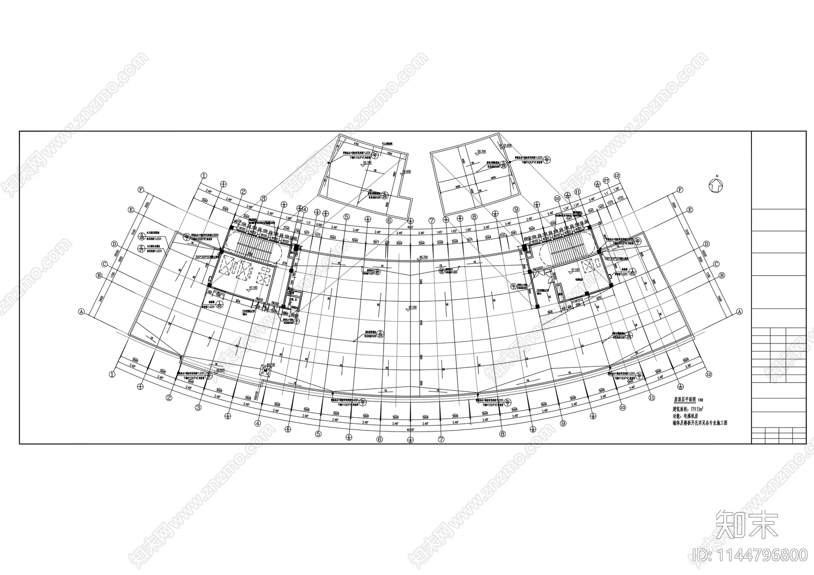 中医医院建筑cad施工图下载【ID:1144796800】