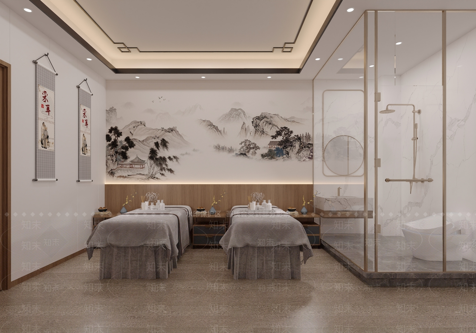 美容SPA店3D模型下载【ID:1144798596】