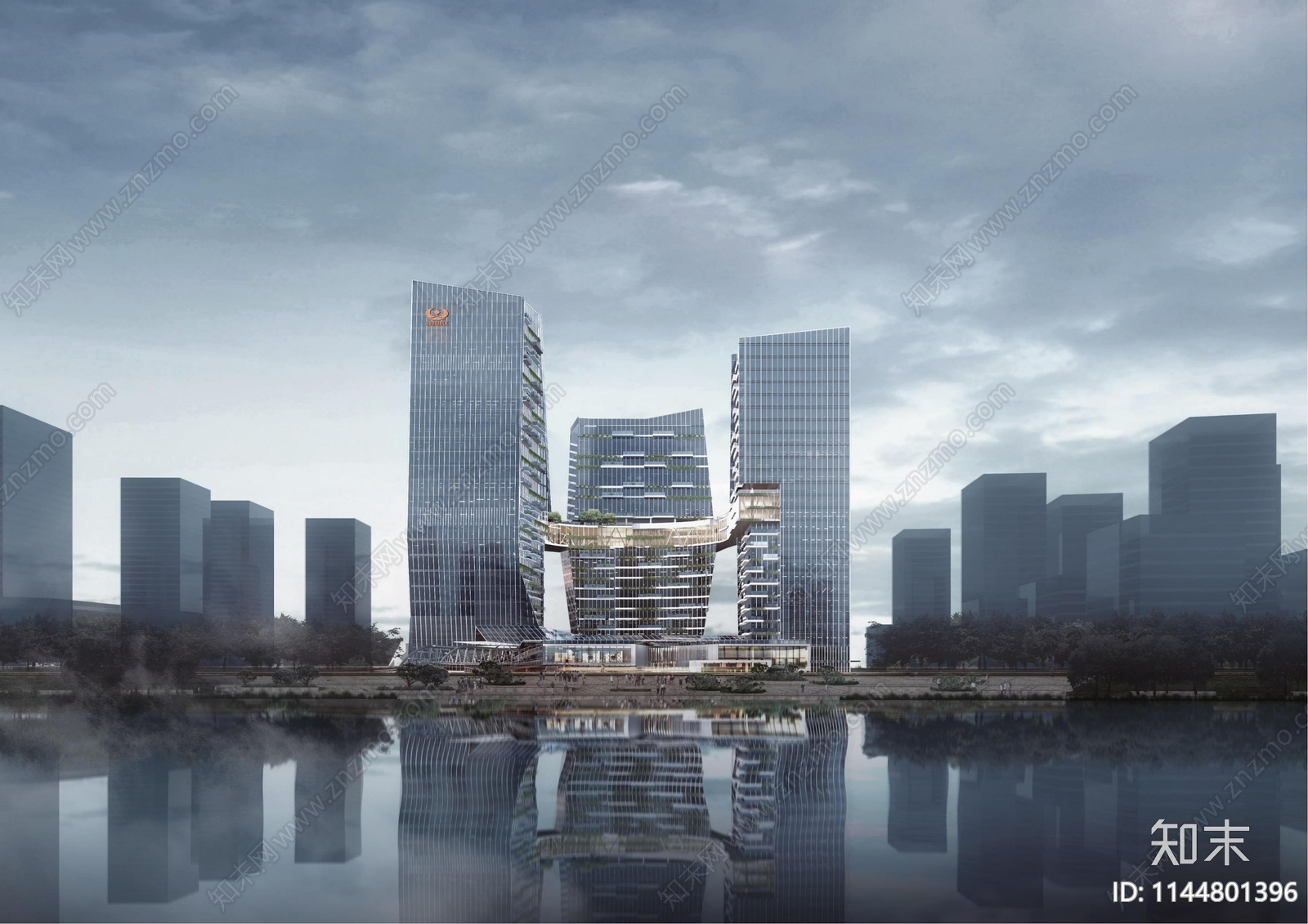 湖南兴旺建设集团总部建筑方案文本下载【ID:1144801396】
