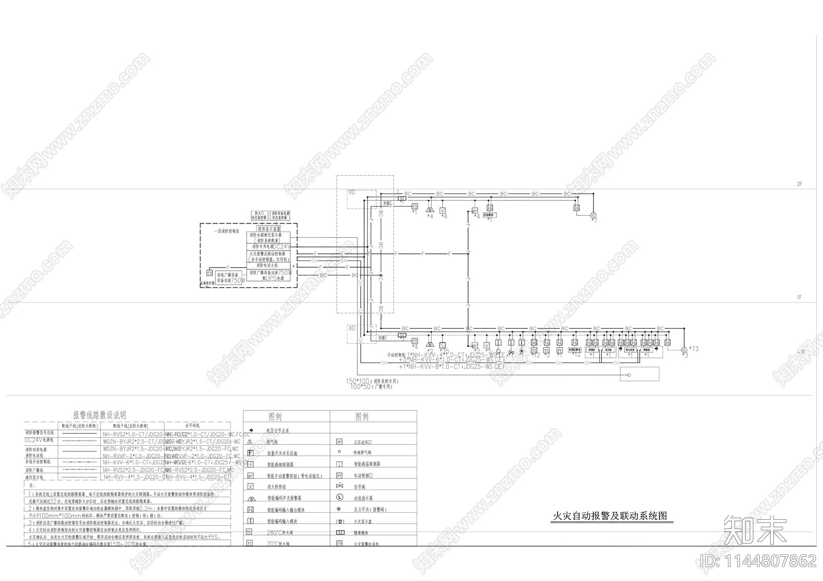 社区服务中心电气cad施工图下载【ID:1144807862】