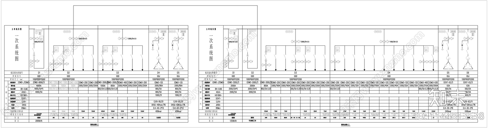 配电房全套建筑cad施工图下载【ID:1144813538】