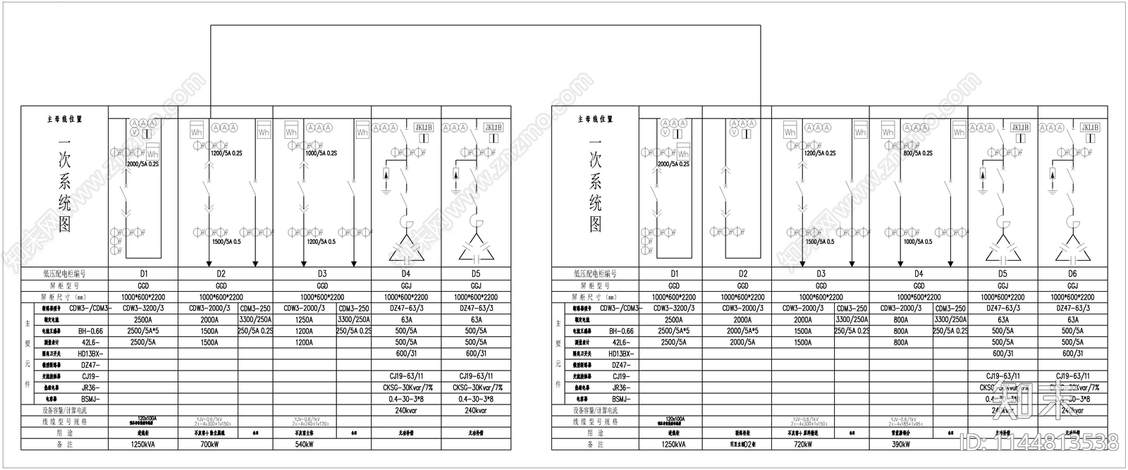 配电房全套建筑cad施工图下载【ID:1144813538】