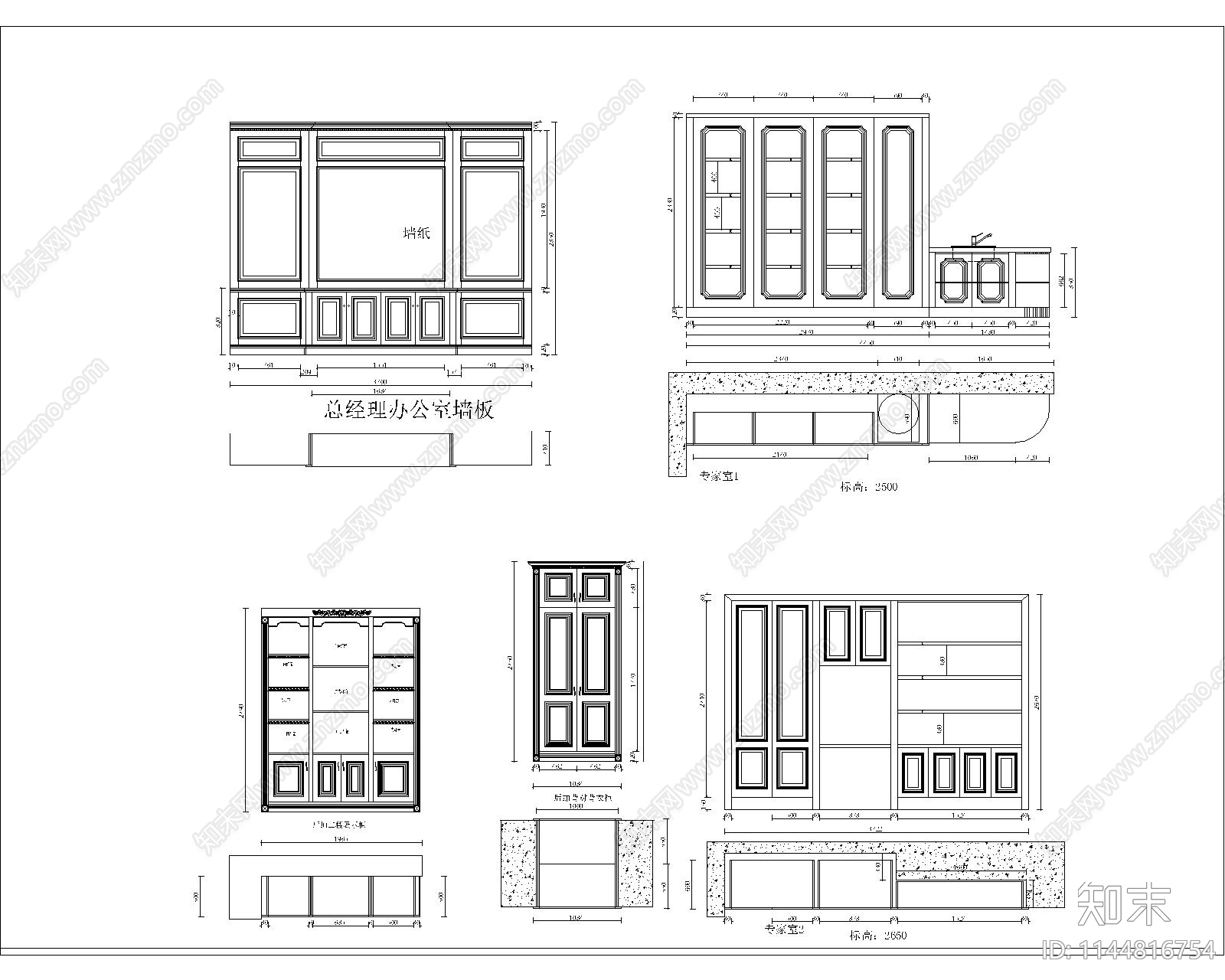 医用功能展示柜cad施工图下载【ID:1144816754】