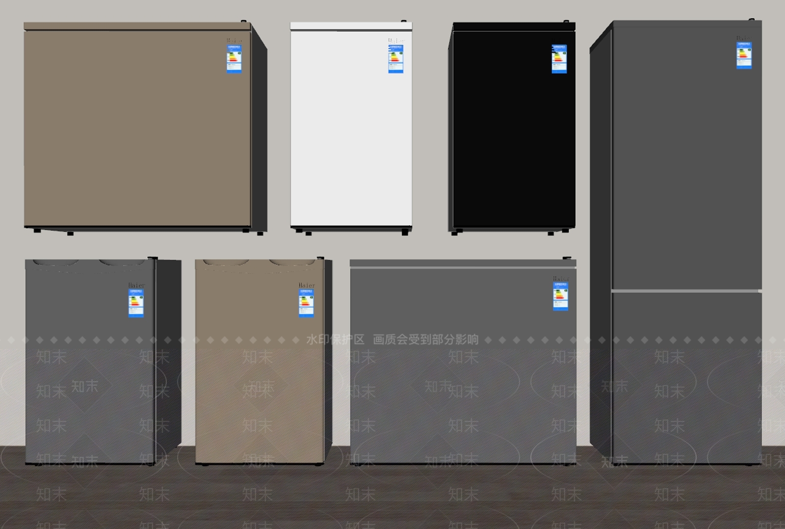 冰箱SU模型下载【ID:1144822001】