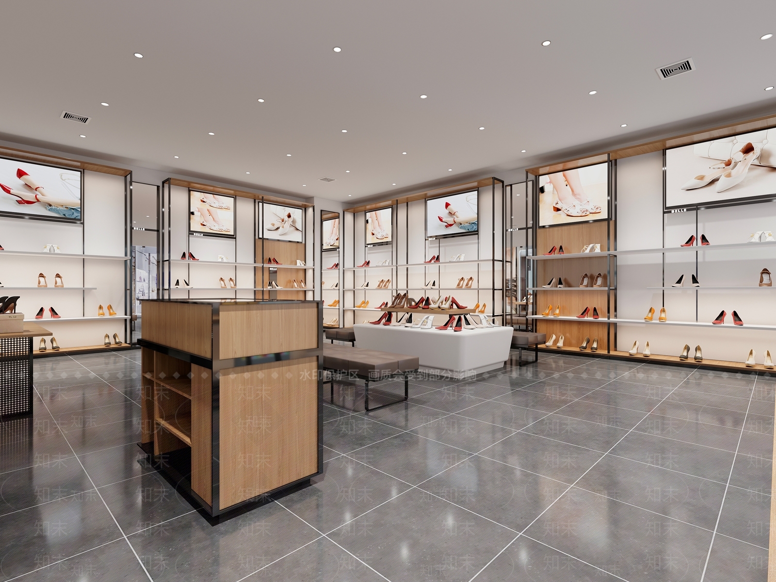 鞋店专卖店3D模型下载【ID:1144842016】